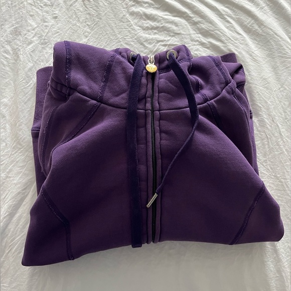 purple scuba tan zip up - Picture 1 of 2